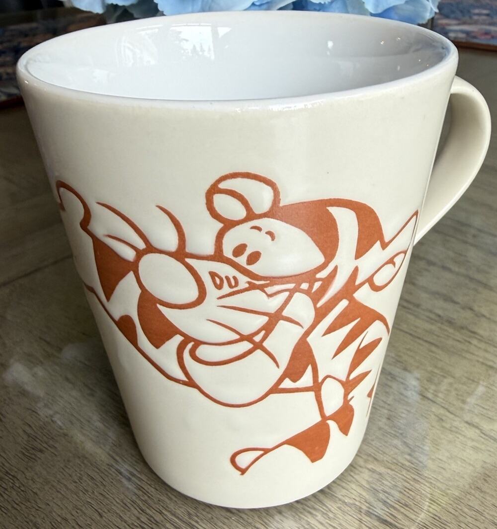 Tigger Bounce Mug 15oz Etched/Textured Bounce And Tigger Image Logo Vintage
